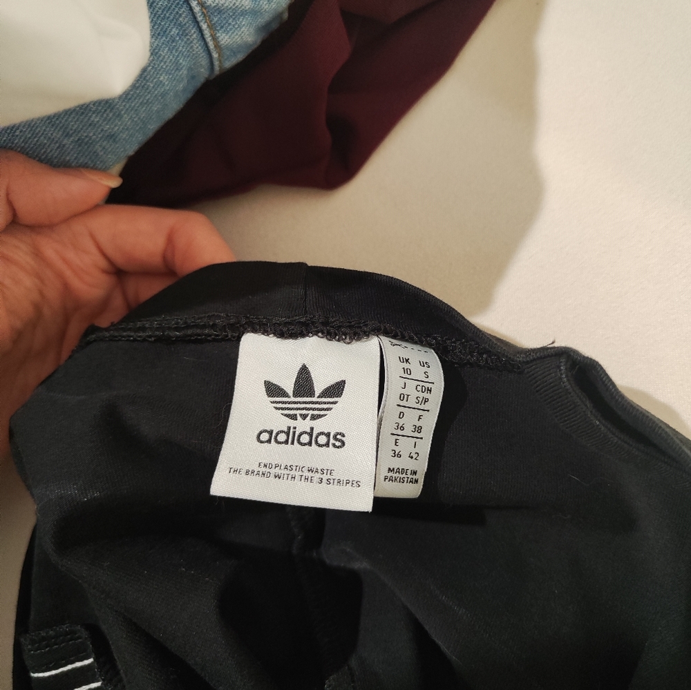 Adidas Black Dress with Strips Size S - Picture 4 of 4